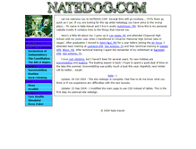 Tablet Screenshot of natedog.com